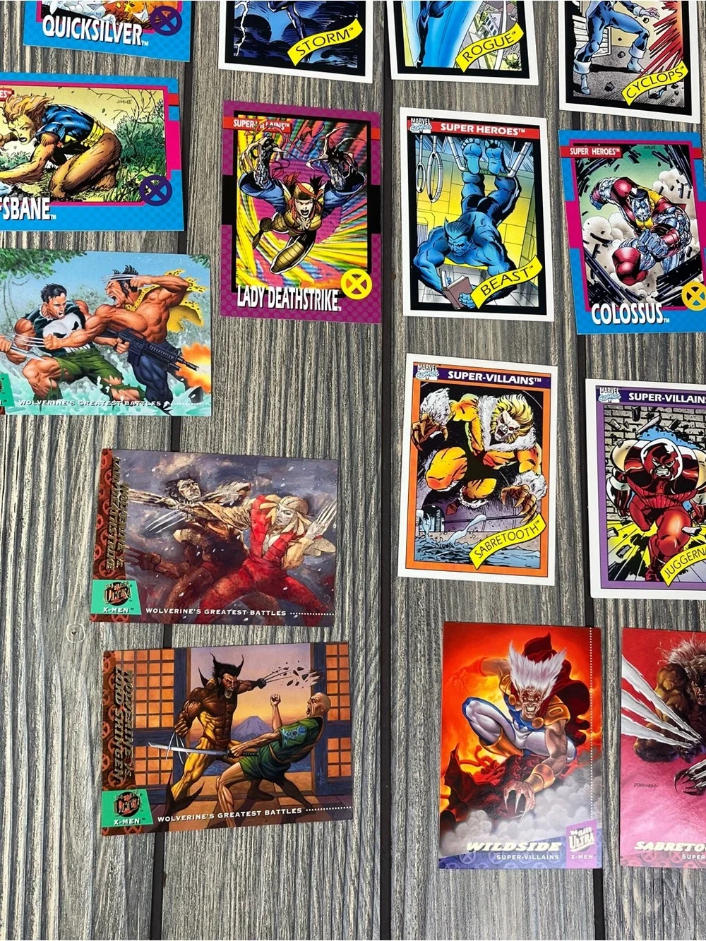 Super Hero and Villain Trading Cards